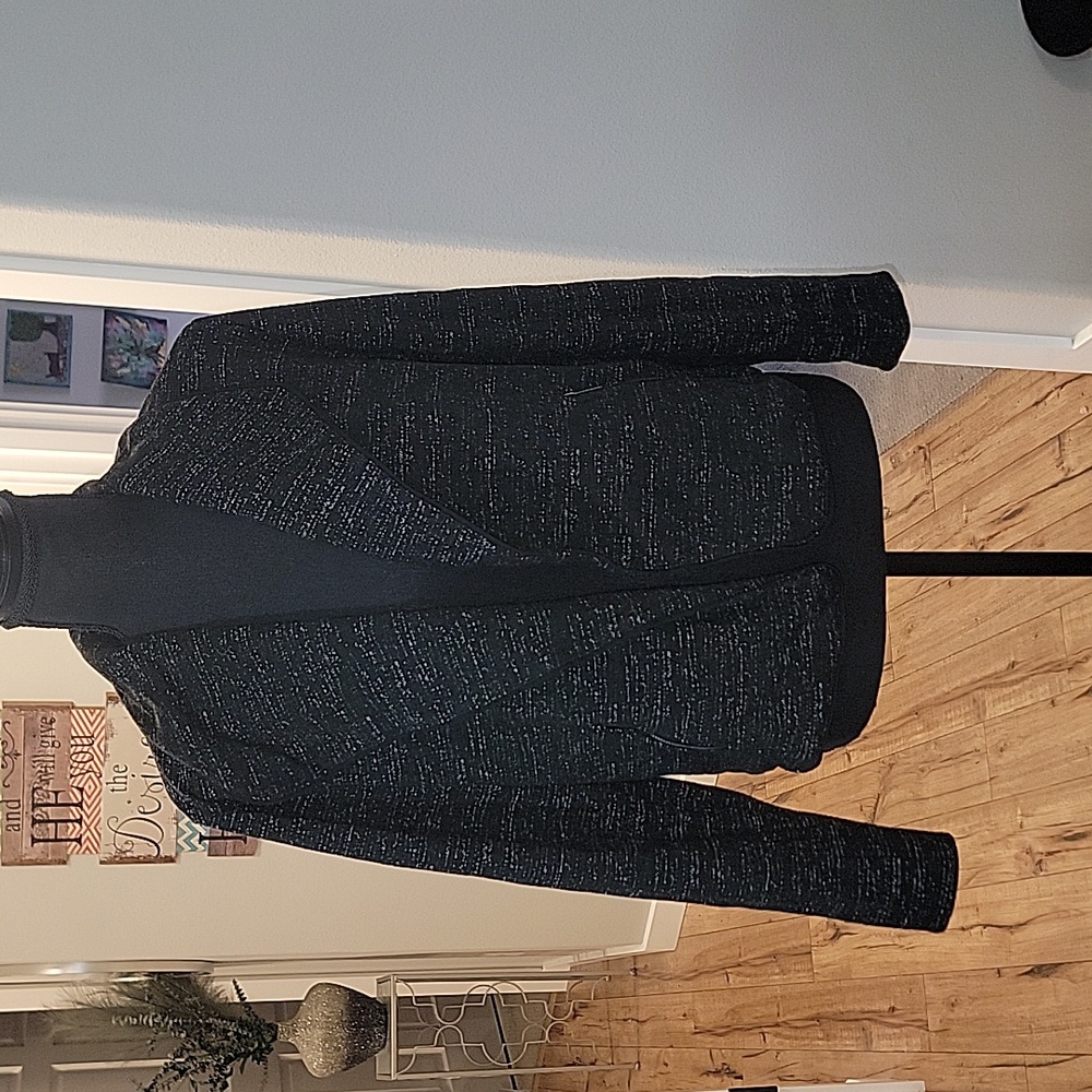 Calvin Klein Black with White Speckled Blazer (XL)